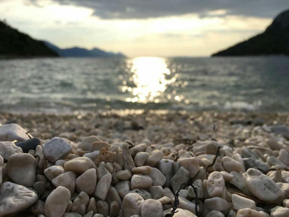 Apartmani Kremena Small Beach 200M Klek Exterior foto